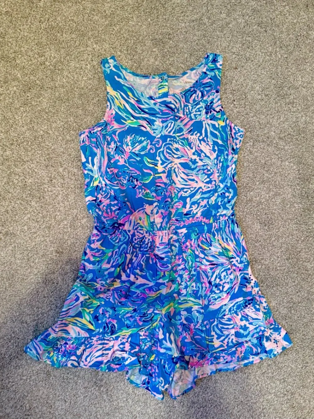 Lilly Pulitzer Girls Romper Size L 8-10
